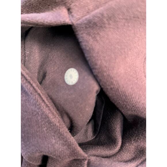 Lululemon Scuba Hoodie III Heathered Bordeaux Drama Women's Sz 8 - Picture 6 of 6